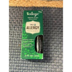 Oilogic Essential Oil Care Sinus And Allergy Essential Oil Roll On ..3 fl oz NEW